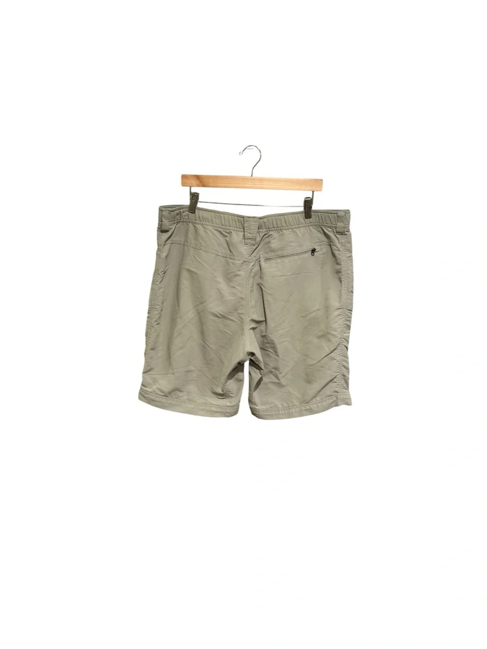 The North Face Men's Tan Cargo Shorts with Belt - Size Large